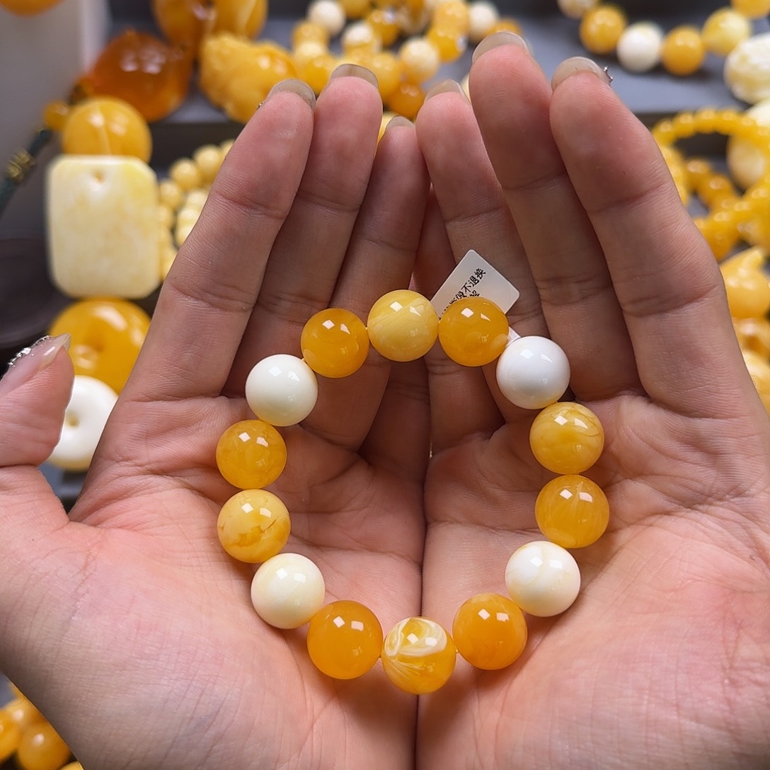 蜜蜡珠宝奇石未镶嵌15mm