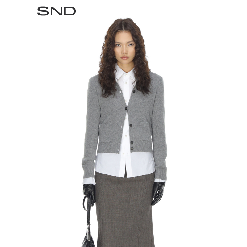 【MM6 设计师品牌】SND AW25 简约ZZ开衫