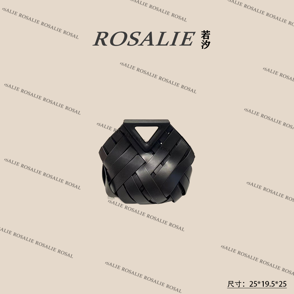 【若汐Rosalie】J-6449-黑色轻奢小众时尚百搭女士包包