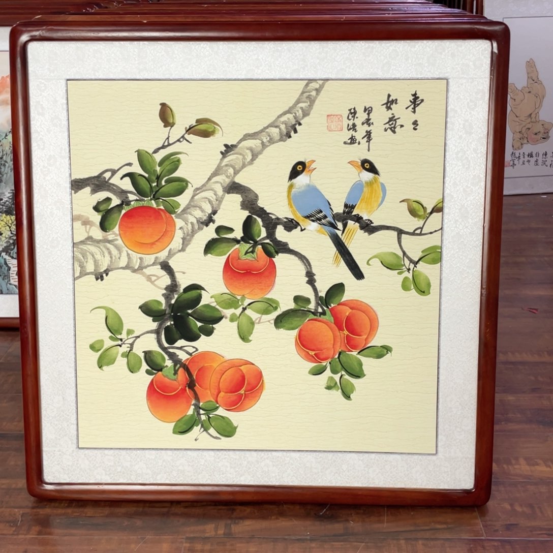国画带框尺寸63*63厘米