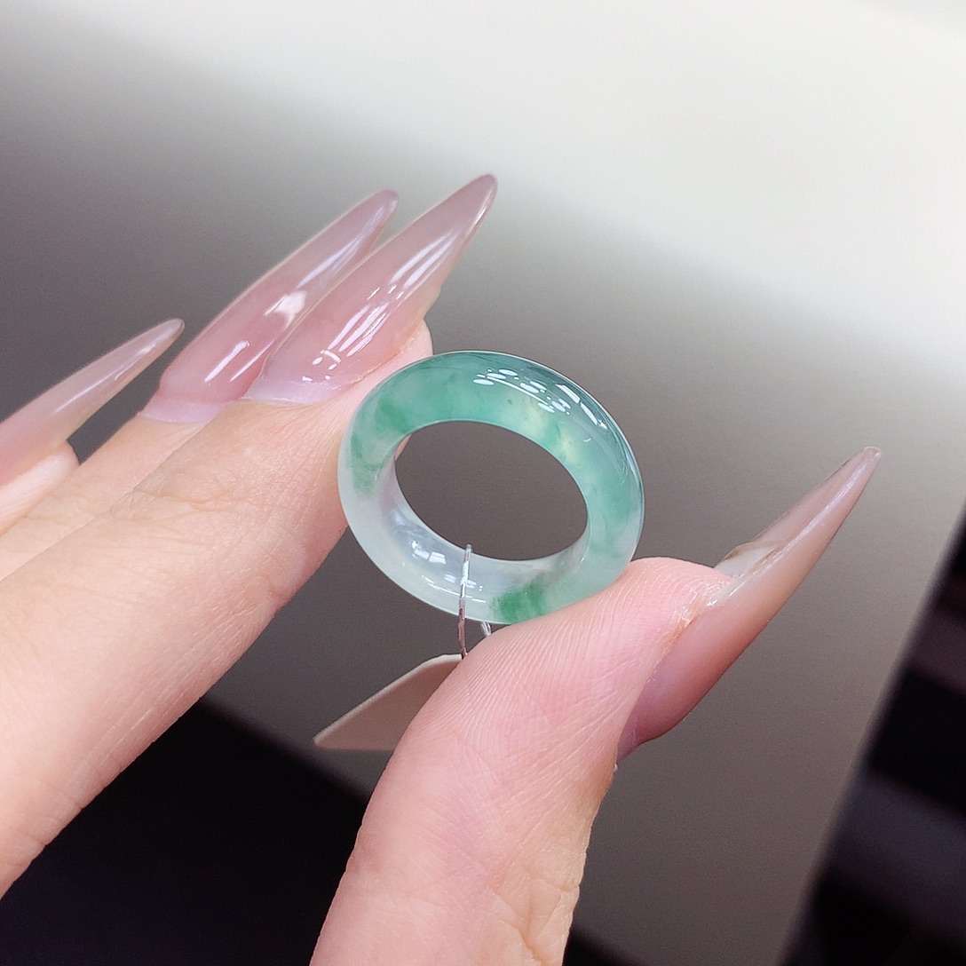 翡翠戒指未镶嵌5号