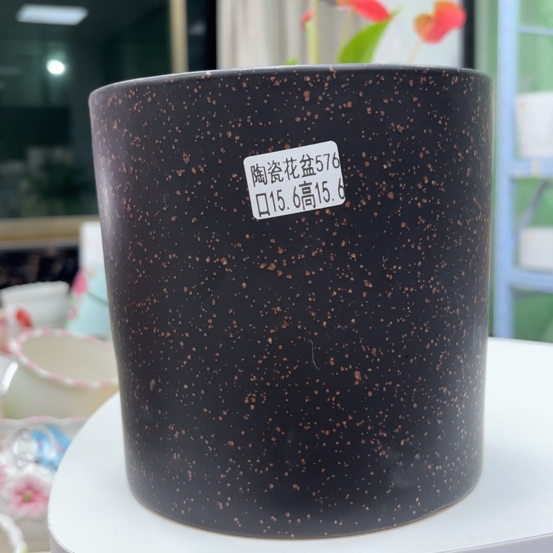 夏西陶瓷花盆@@5576