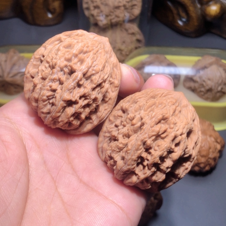 文玩核桃把件41麦虎