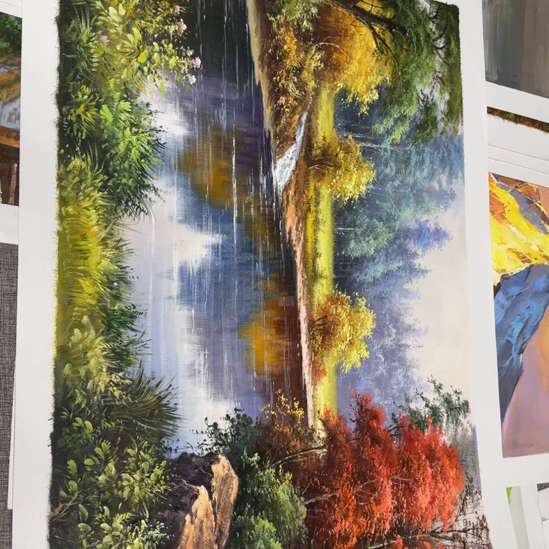 油画优惠活动的时候