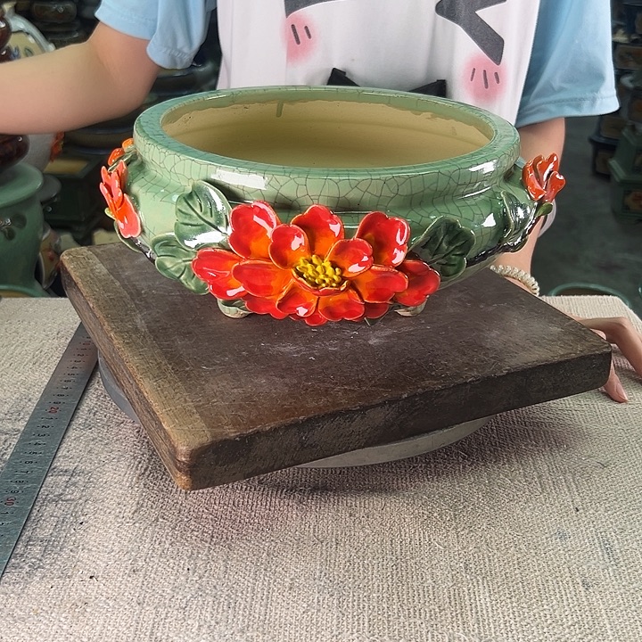 泳坤堂石湾盆陶瓷