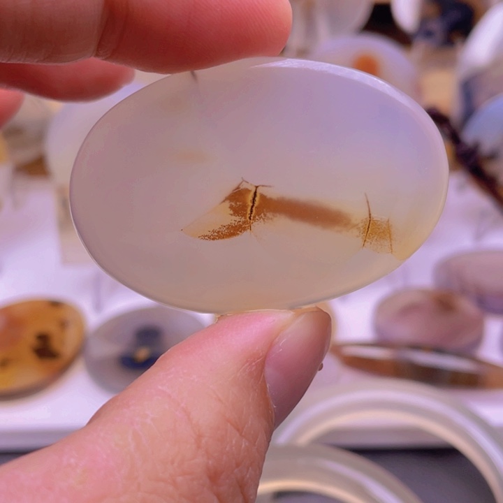 玛瑙/玉髓未镶嵌吊坠(不含链)