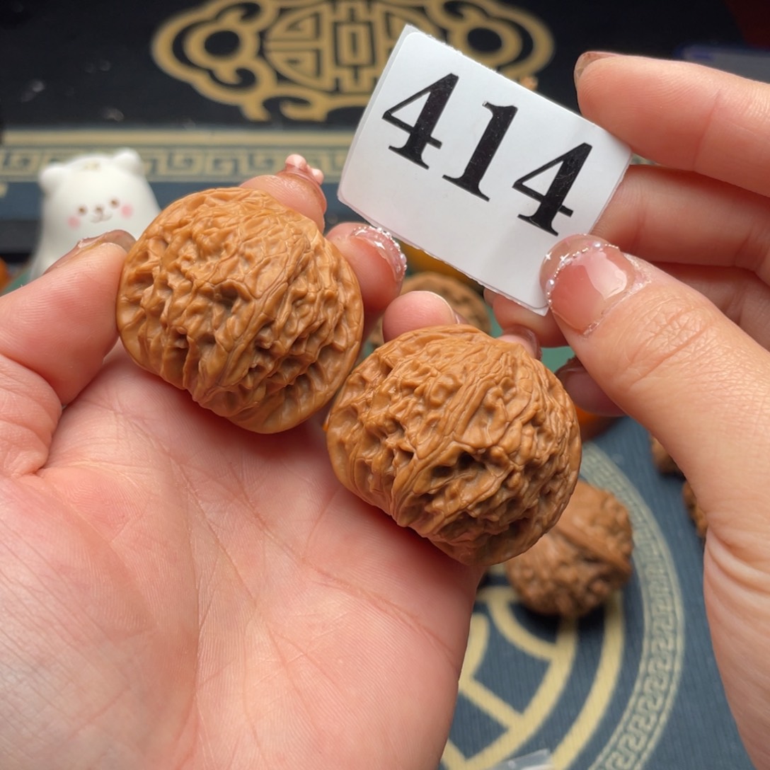 桃核把件39.5全品磨盘414号