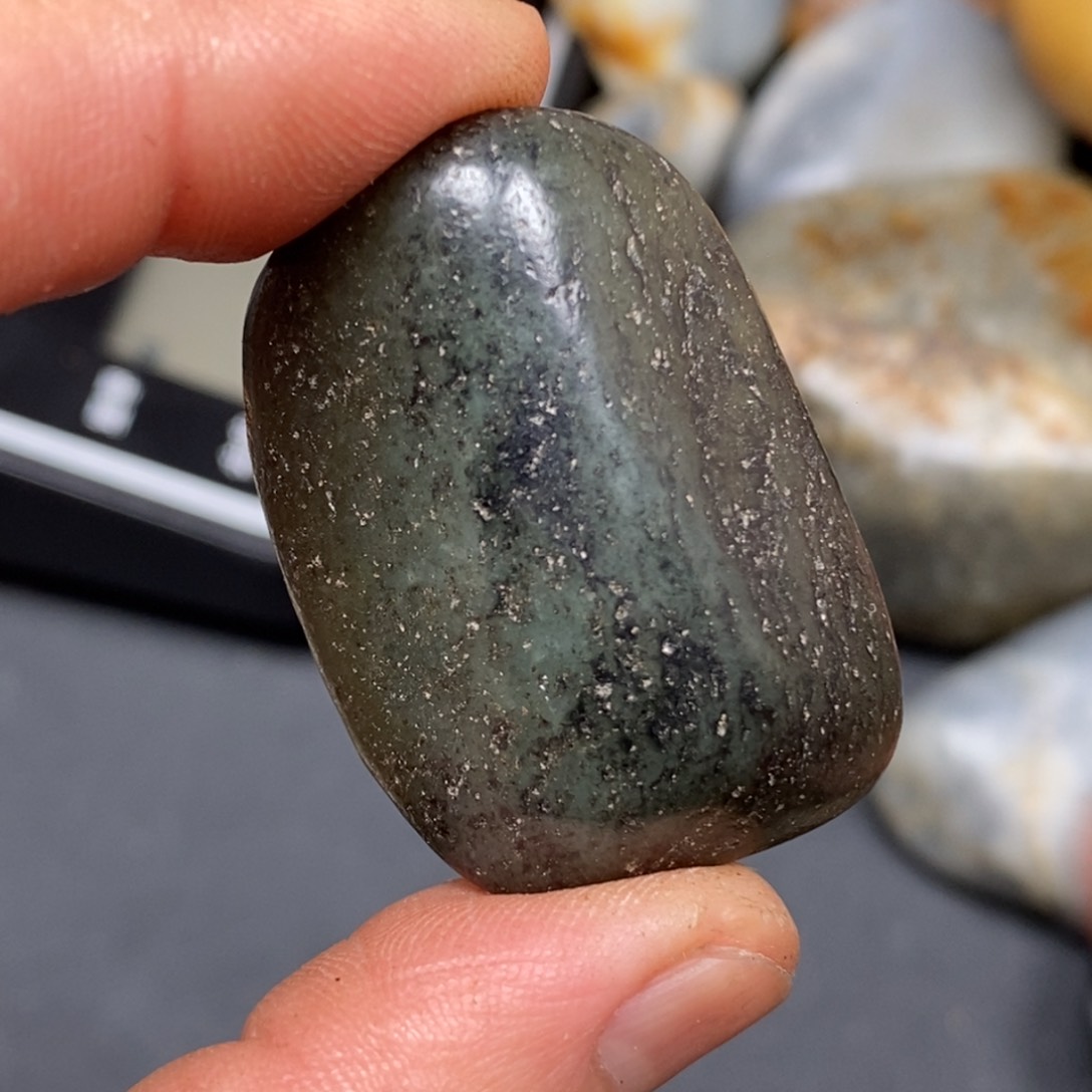 和田玉挂件银S925镀金镶嵌