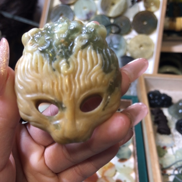 岫玉岫玉挂件未镶嵌