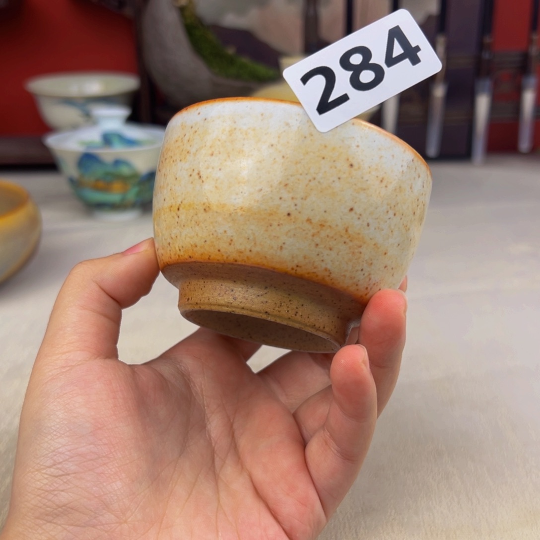 杯子纯手工柴烧主人杯