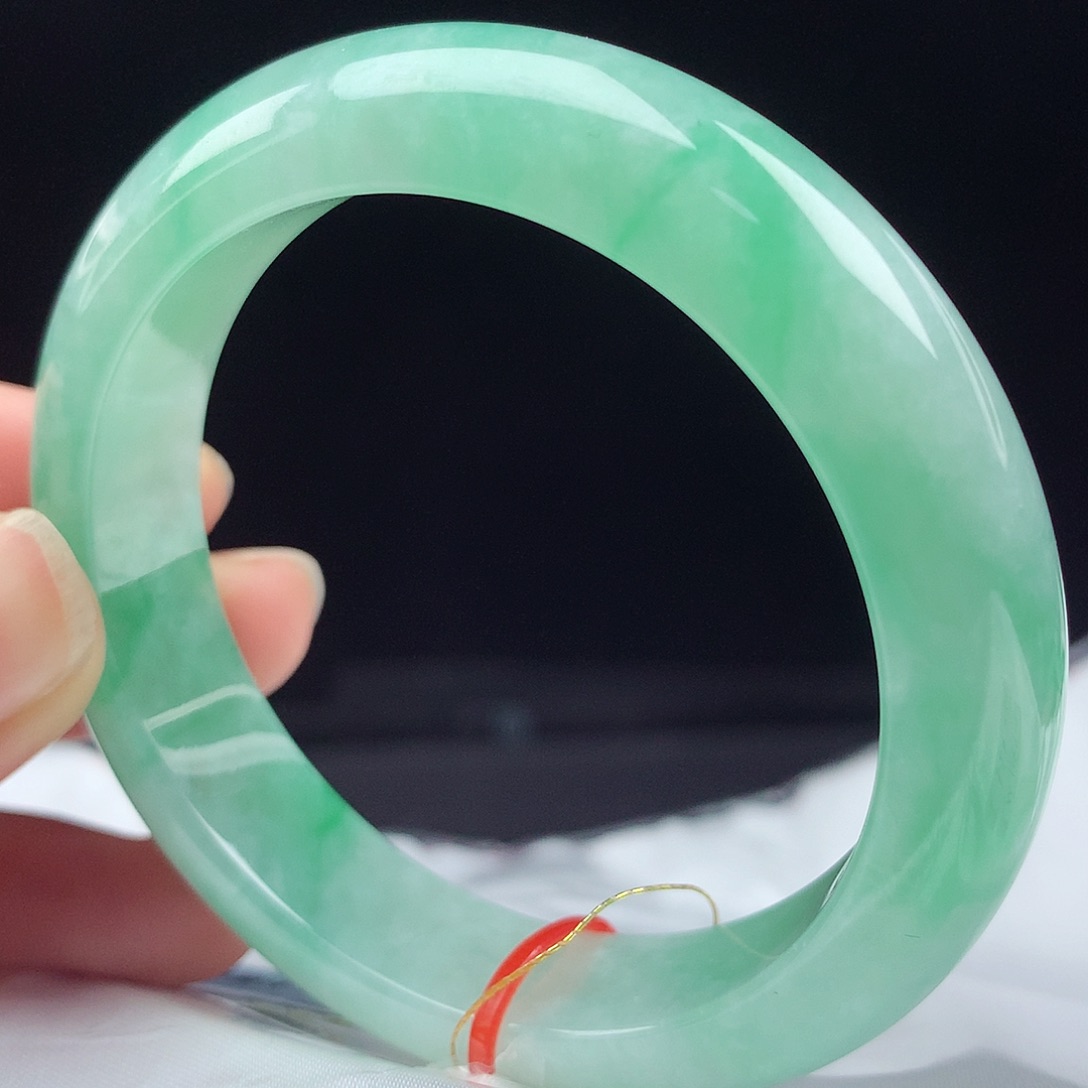 未镶嵌手镯翡翠53圈4914