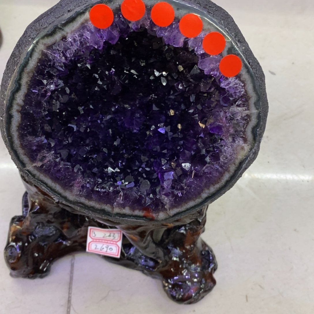 水晶摆件婷未镶嵌