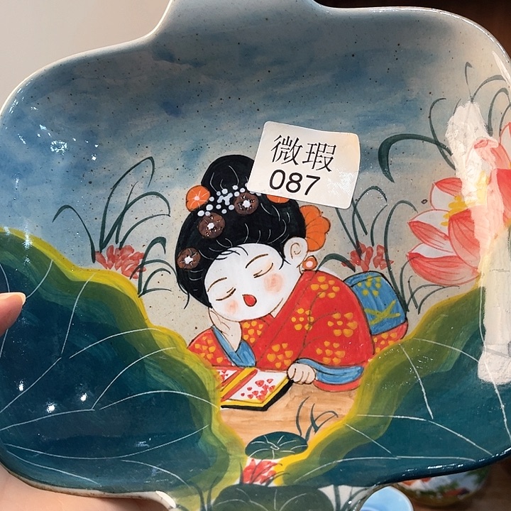 陶景德镇釉下手绘陶瓷 