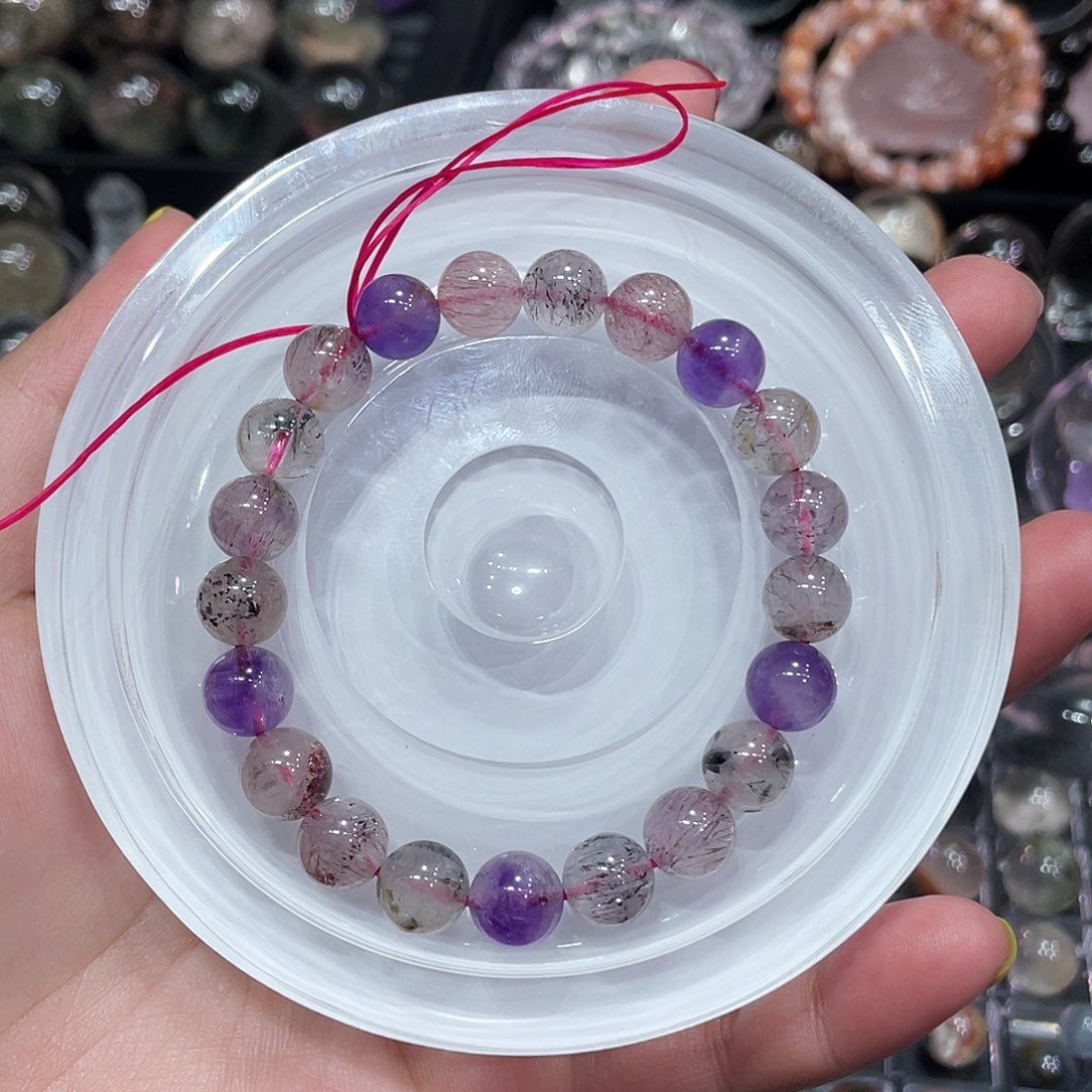 水晶天然水晶 超七未镶嵌