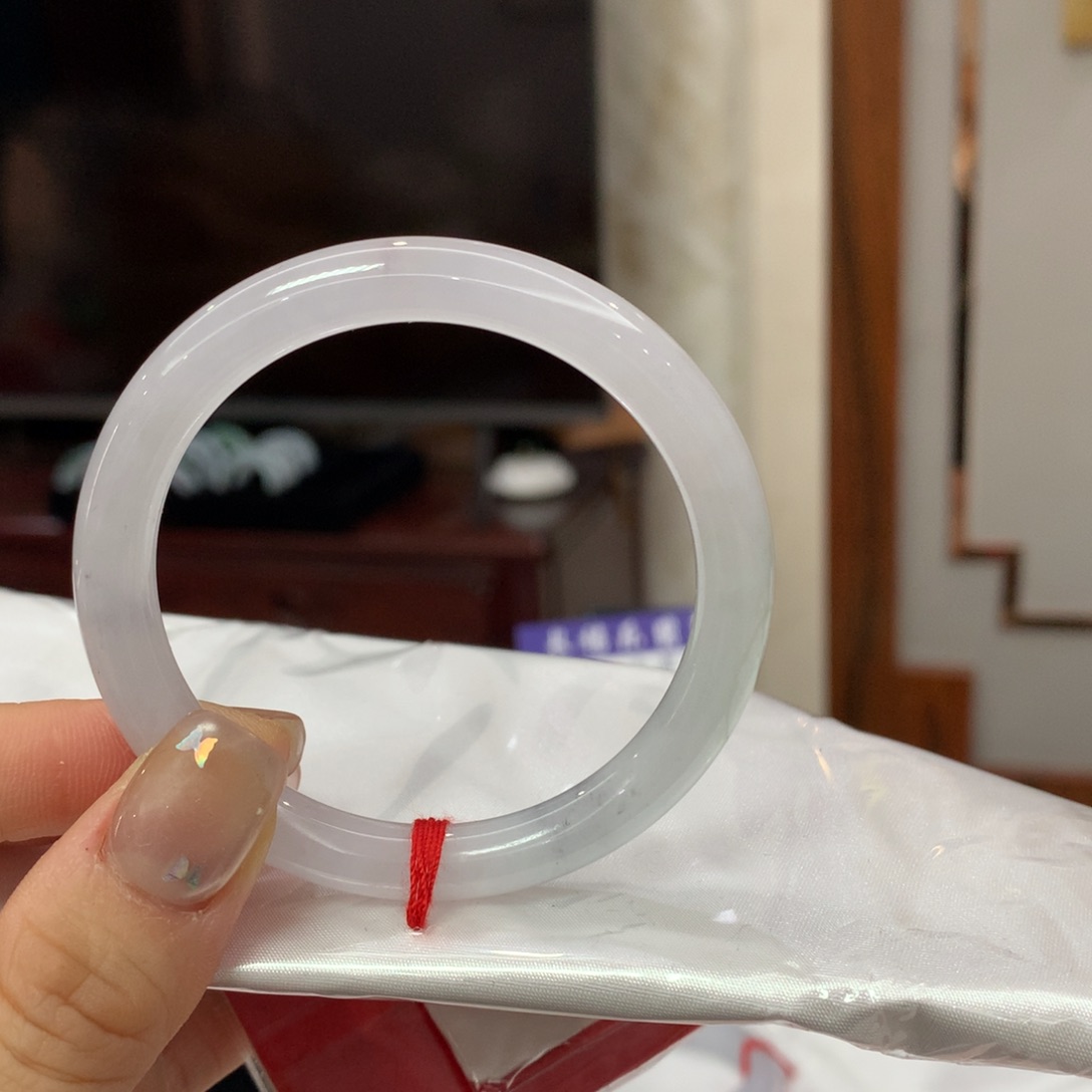 未镶嵌手镯翡翠完美者慎拍 圈口52.8