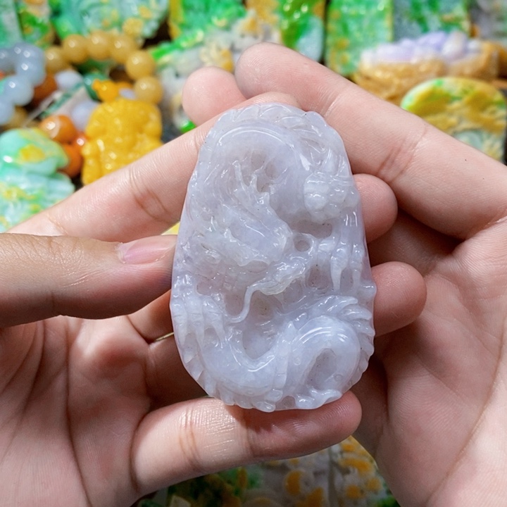 未镶嵌定制翡翠翡翠龙牌