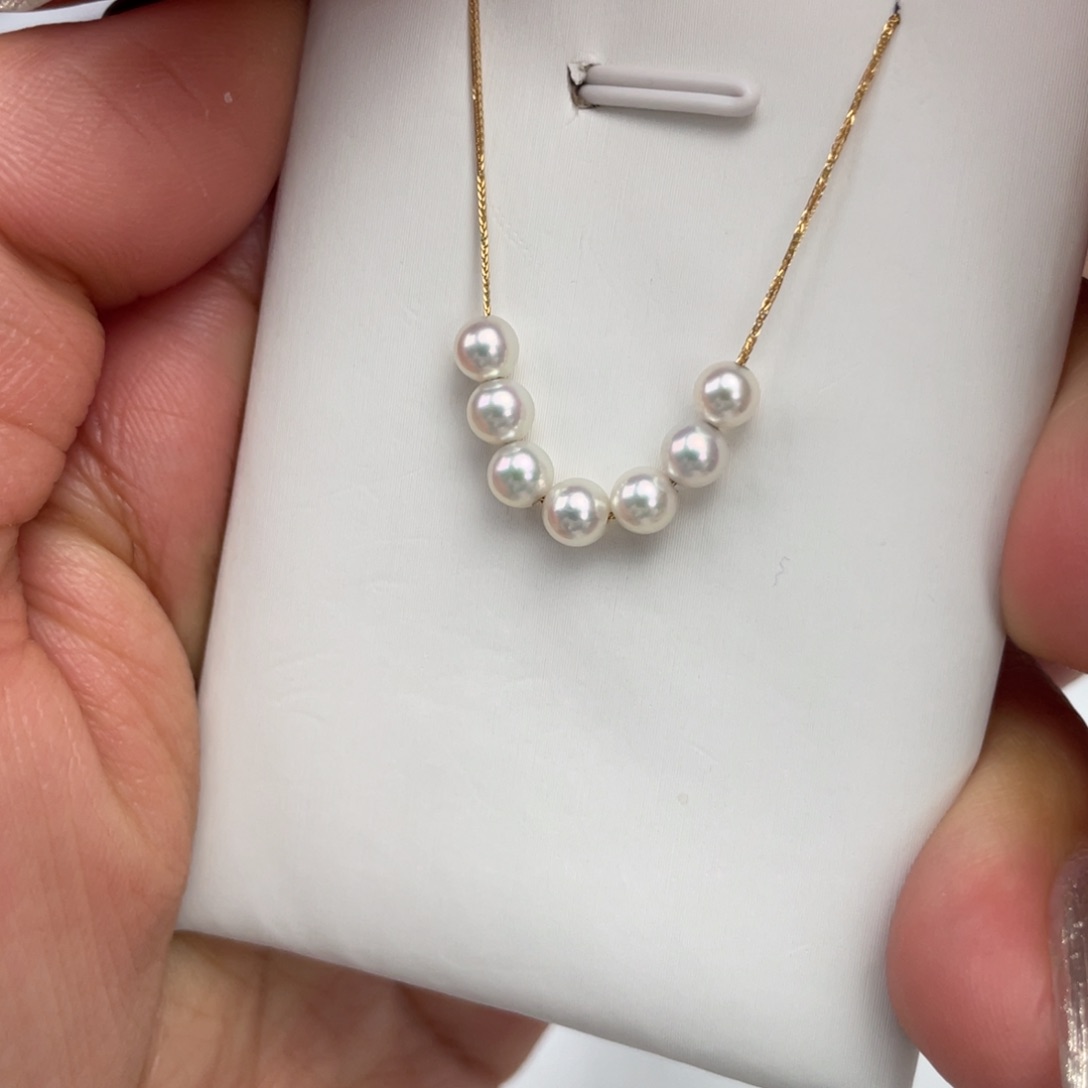 海水珍珠颈饰18K金镶嵌