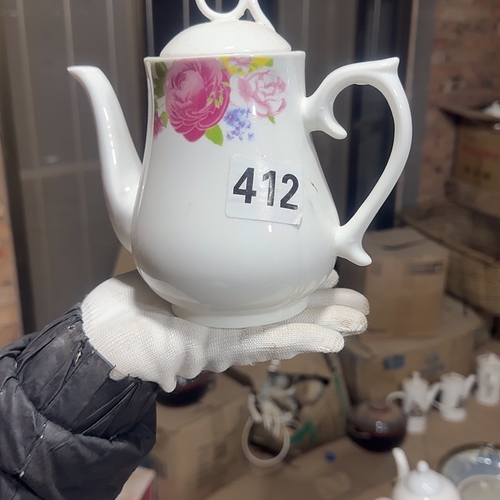 库存瓷片多空茶壶