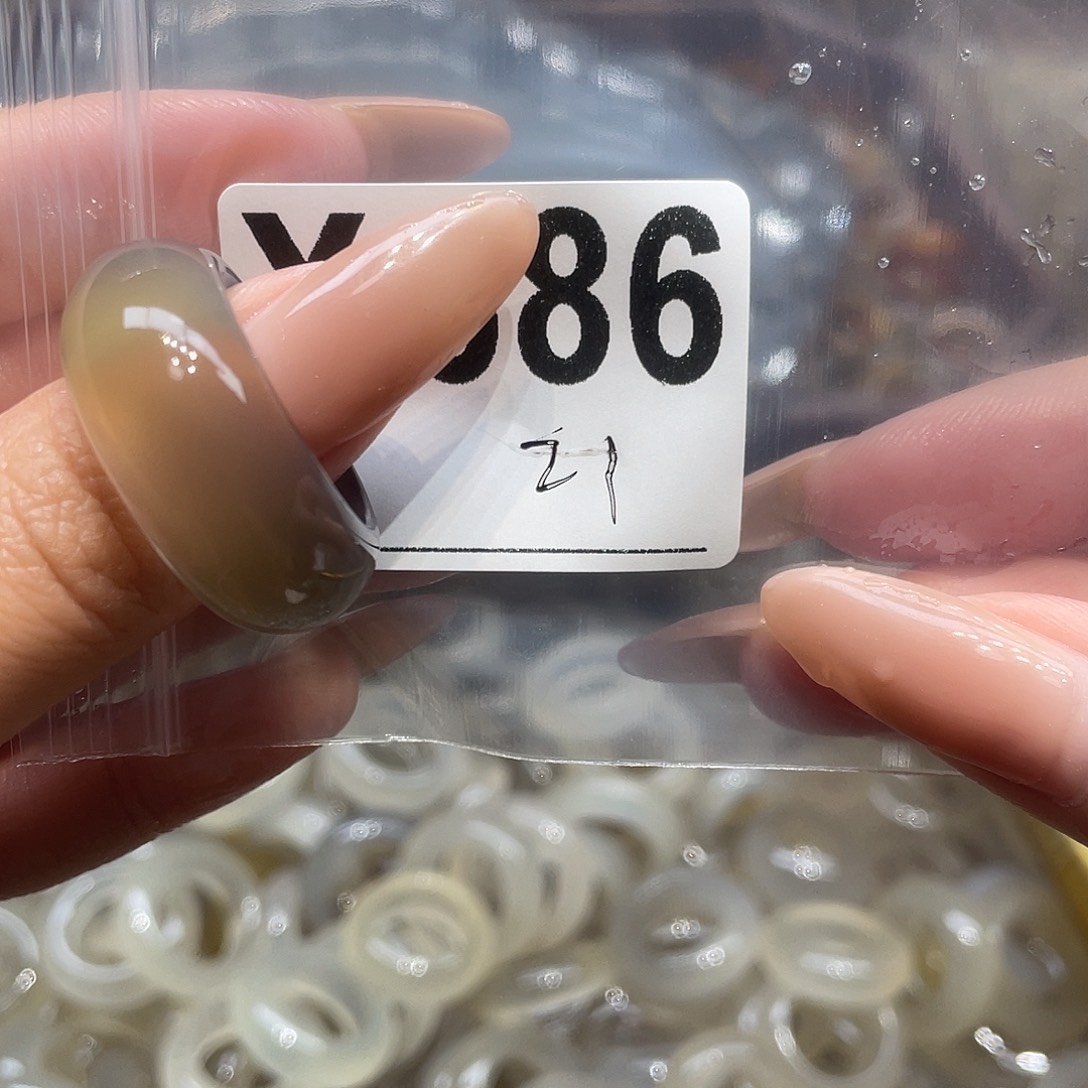 玛瑙/玉髓未镶嵌戒指686