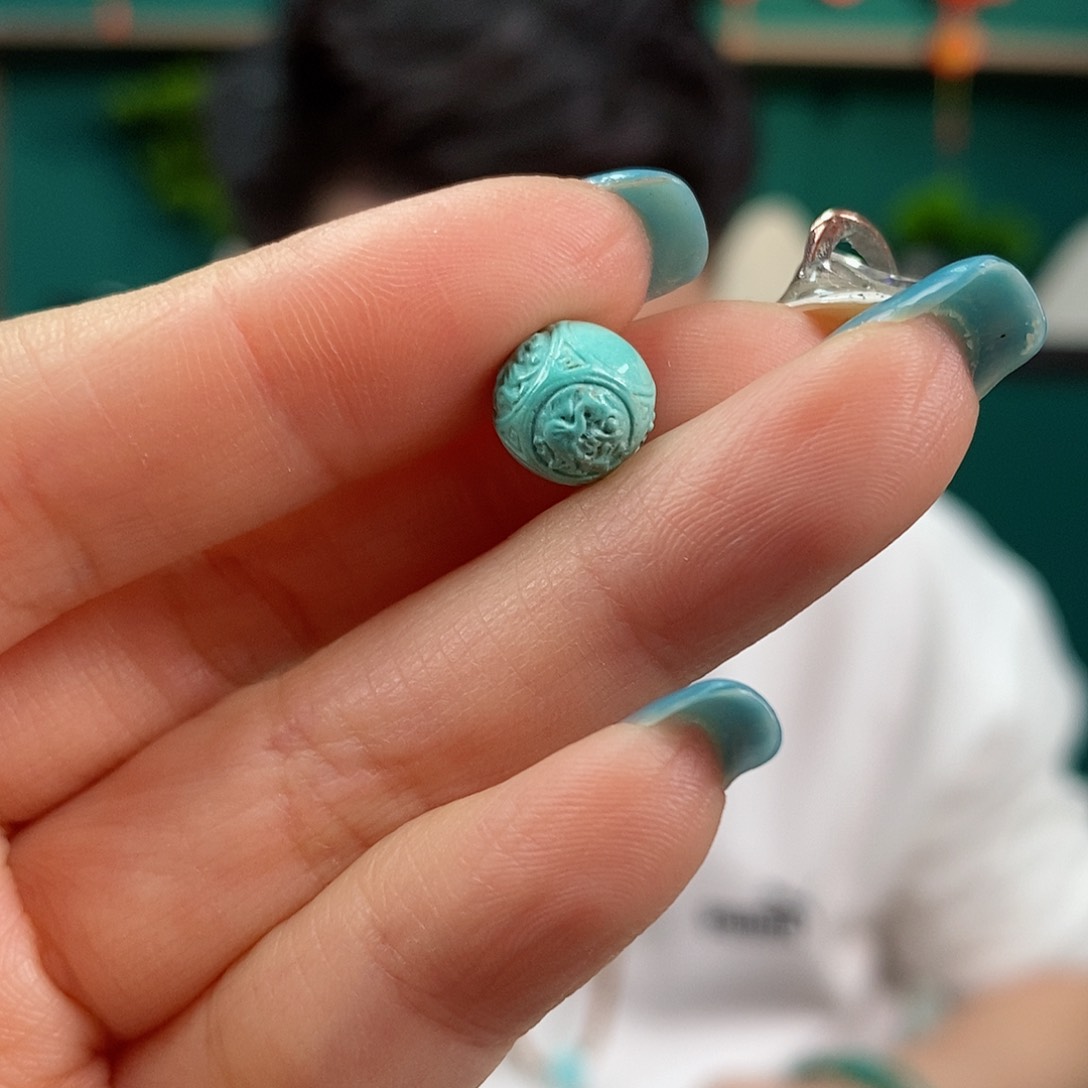 绿松石珠宝奇石未镶嵌