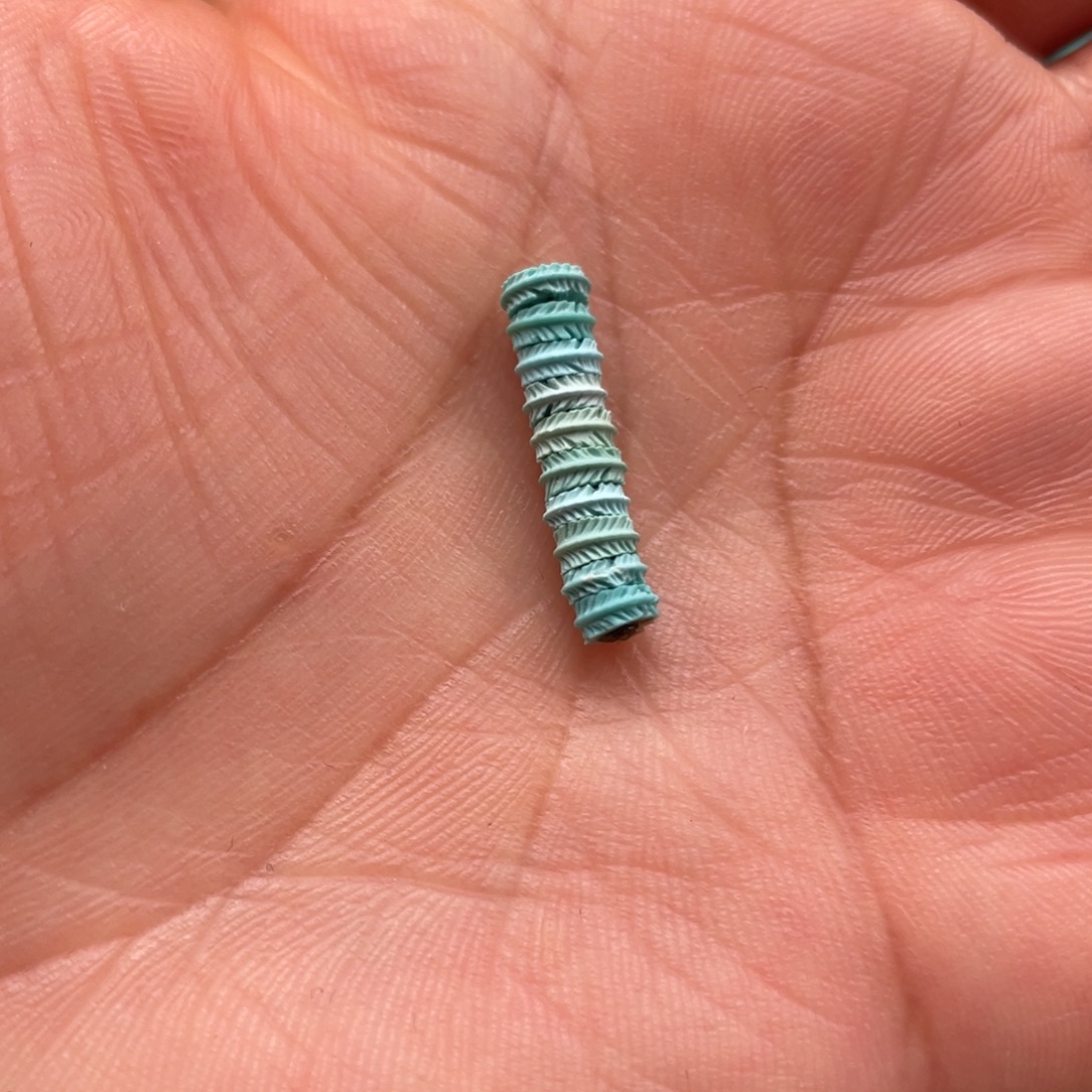 绿松石未镶嵌羽毛隔片