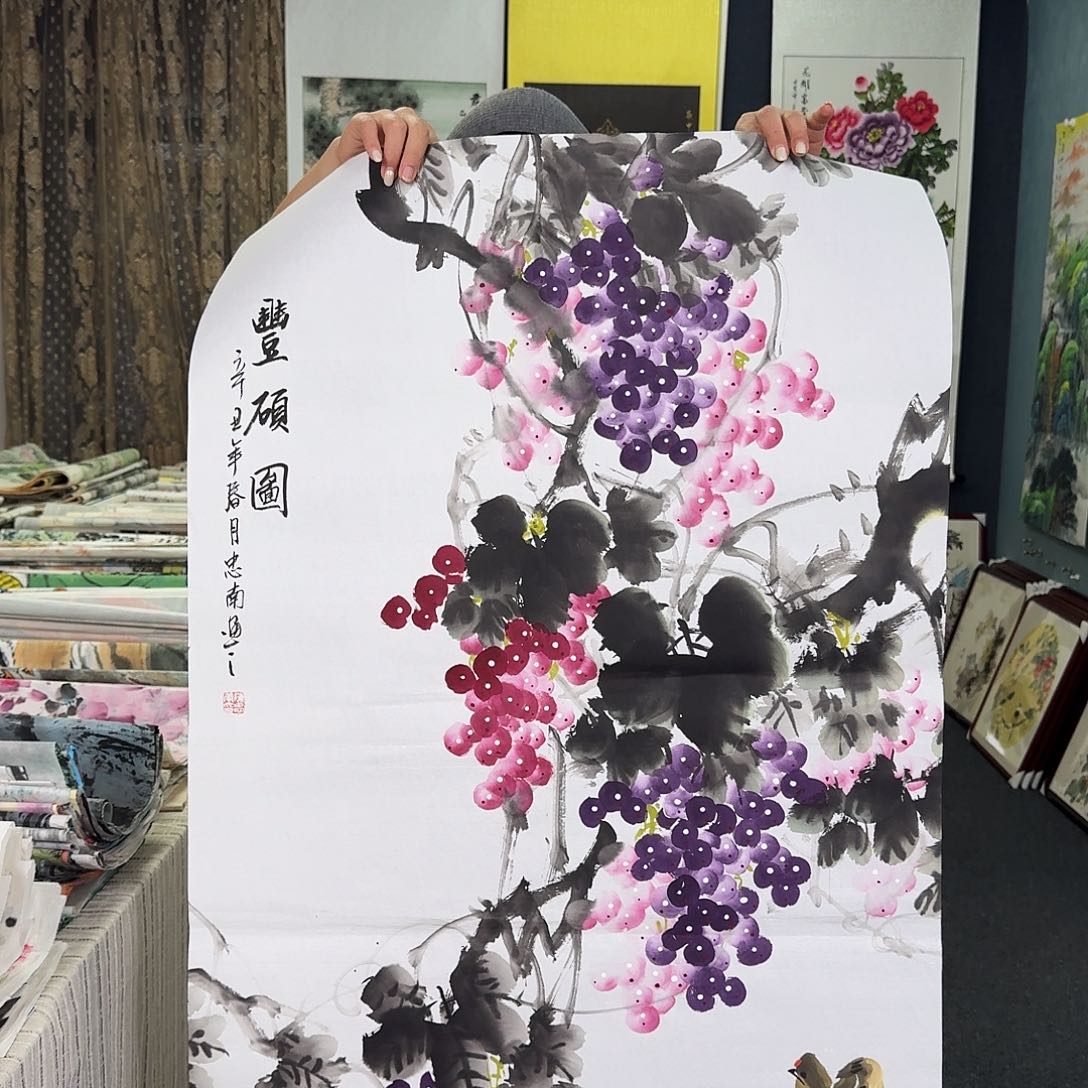 纯手绘年画好作品