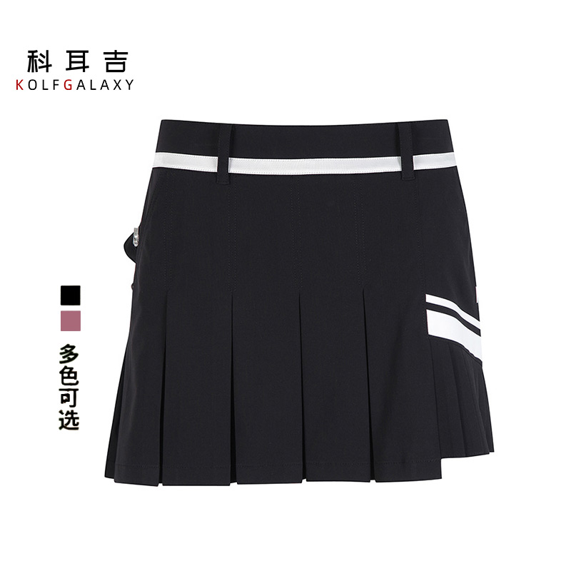 科耳吉新款夏户外防走光裤裙高尔夫运动golf速干显瘦女士夏季短裙