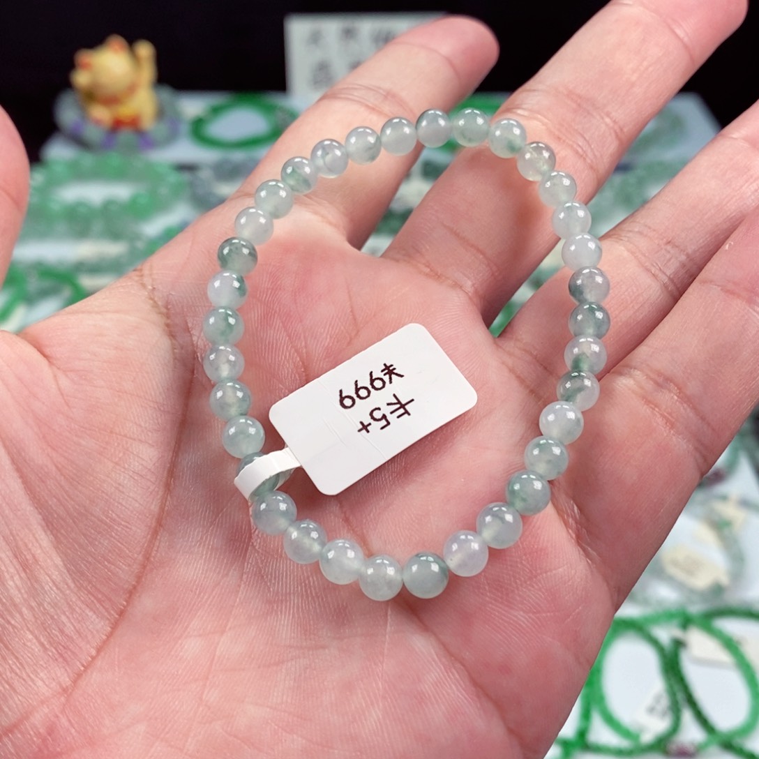 未镶嵌手链翡翠卡5+