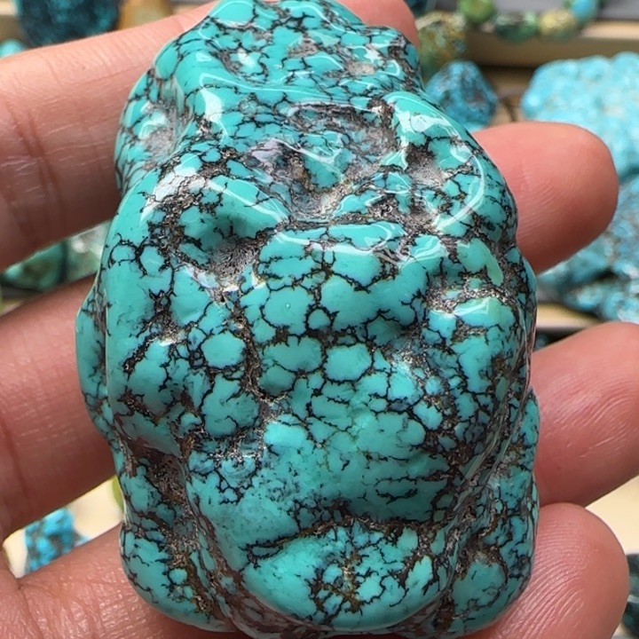 绿松石珠宝奇石未镶嵌73.1