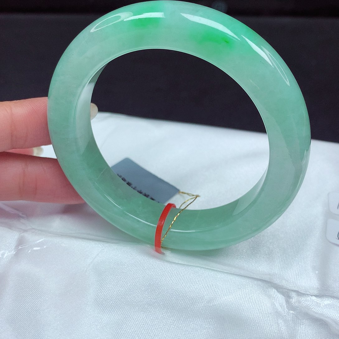 未镶嵌手镯翡翠54-56圈468-捡漏镯！