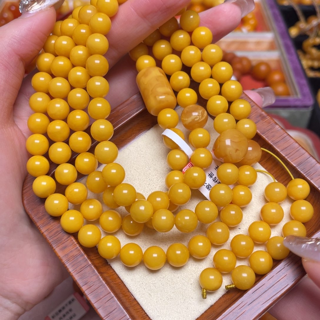 未镶嵌蜜蜡颈饰项链