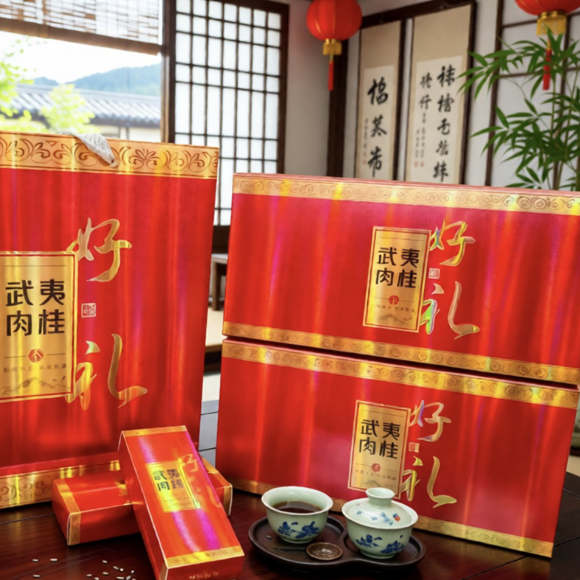 【好礼】武夷肉桂·武夷岩茶精品醇春桂皮香二盒装500克