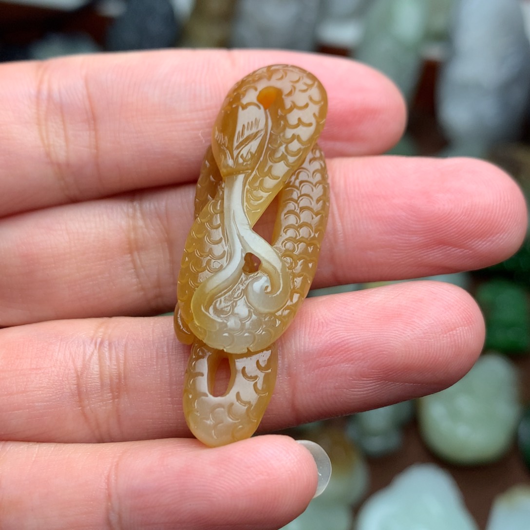 和田玉挂件未镶嵌