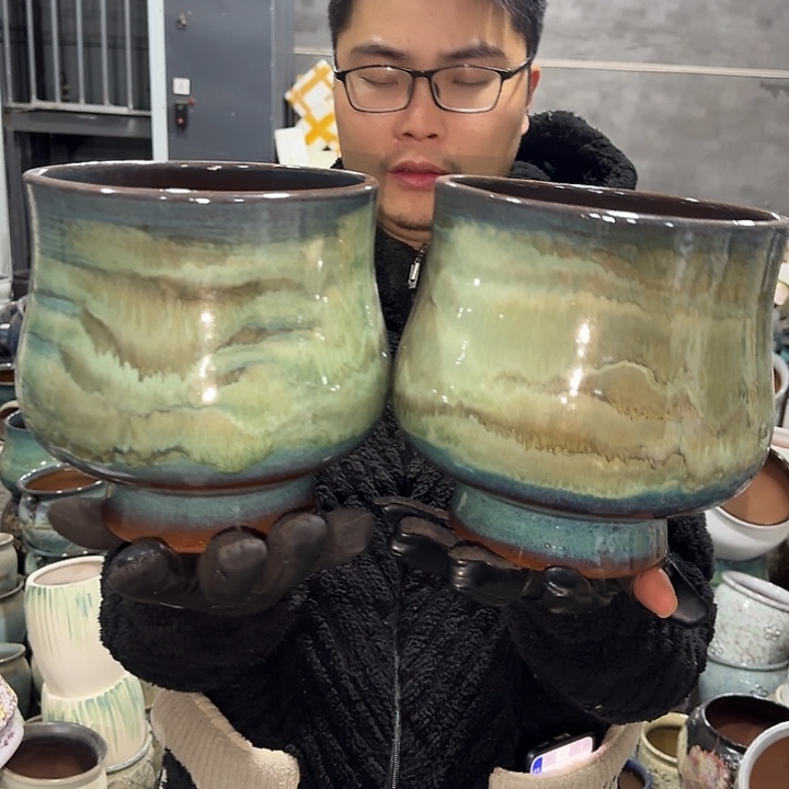 高度20口19啦啦花盆