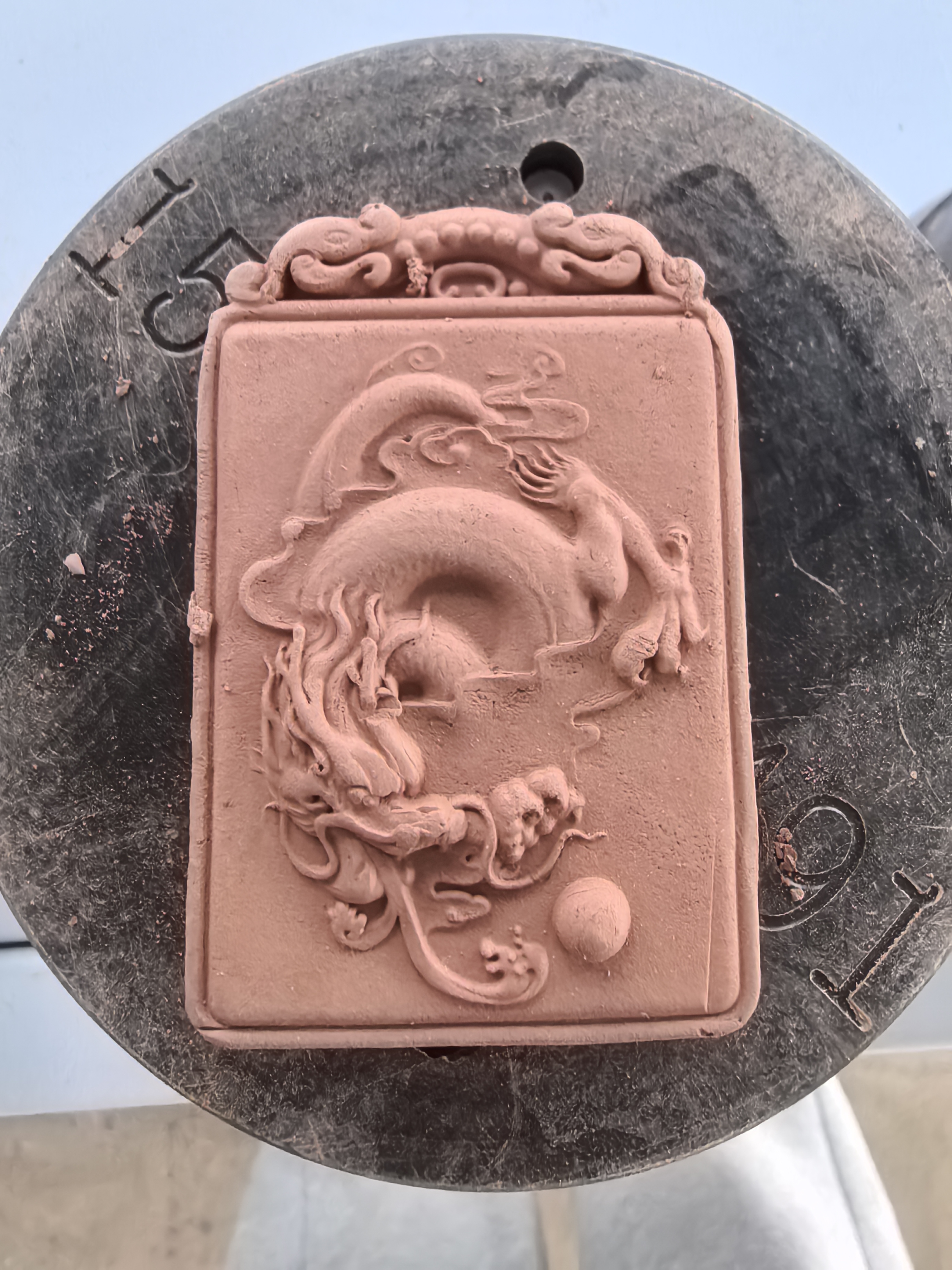 小许香牌全手工富甲一方十二生肖钟馗陶瓷创意紫砂模具浮雕精美