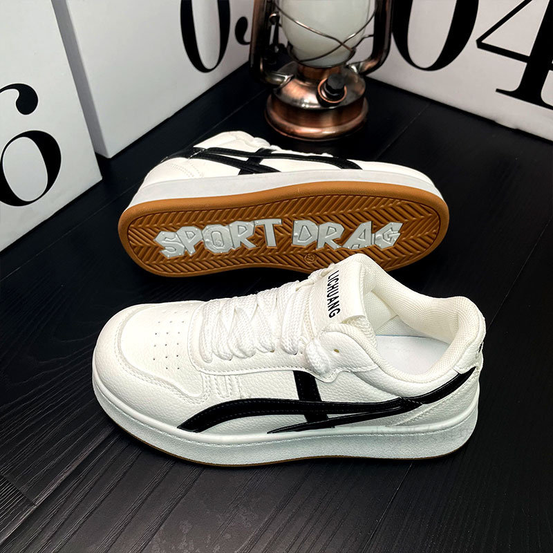 2025厚底小白鞋休闲鞋女鞋时尚百搭潮流板鞋防滑耐磨春季新款