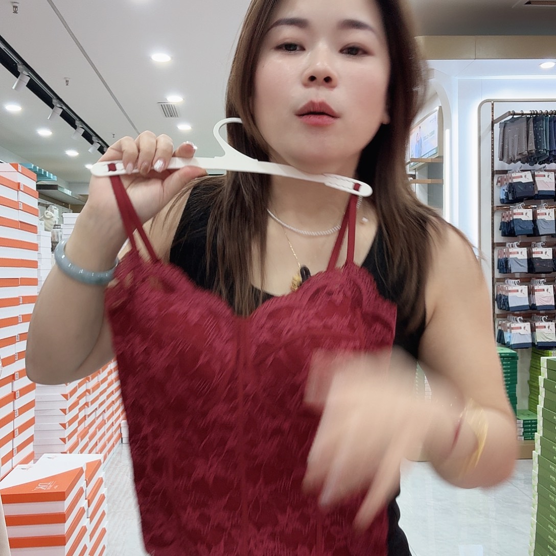 6100红色美背背心