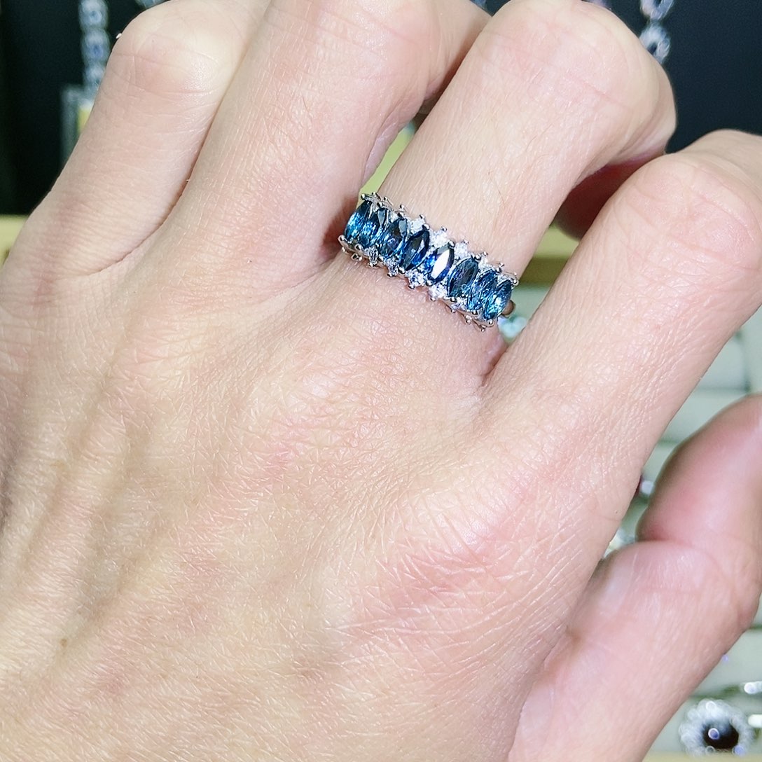 【闪购商品】未镶嵌戒指托帕石