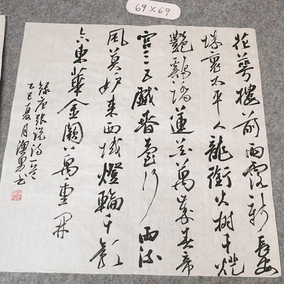 书法国展书家谢澳男69×69