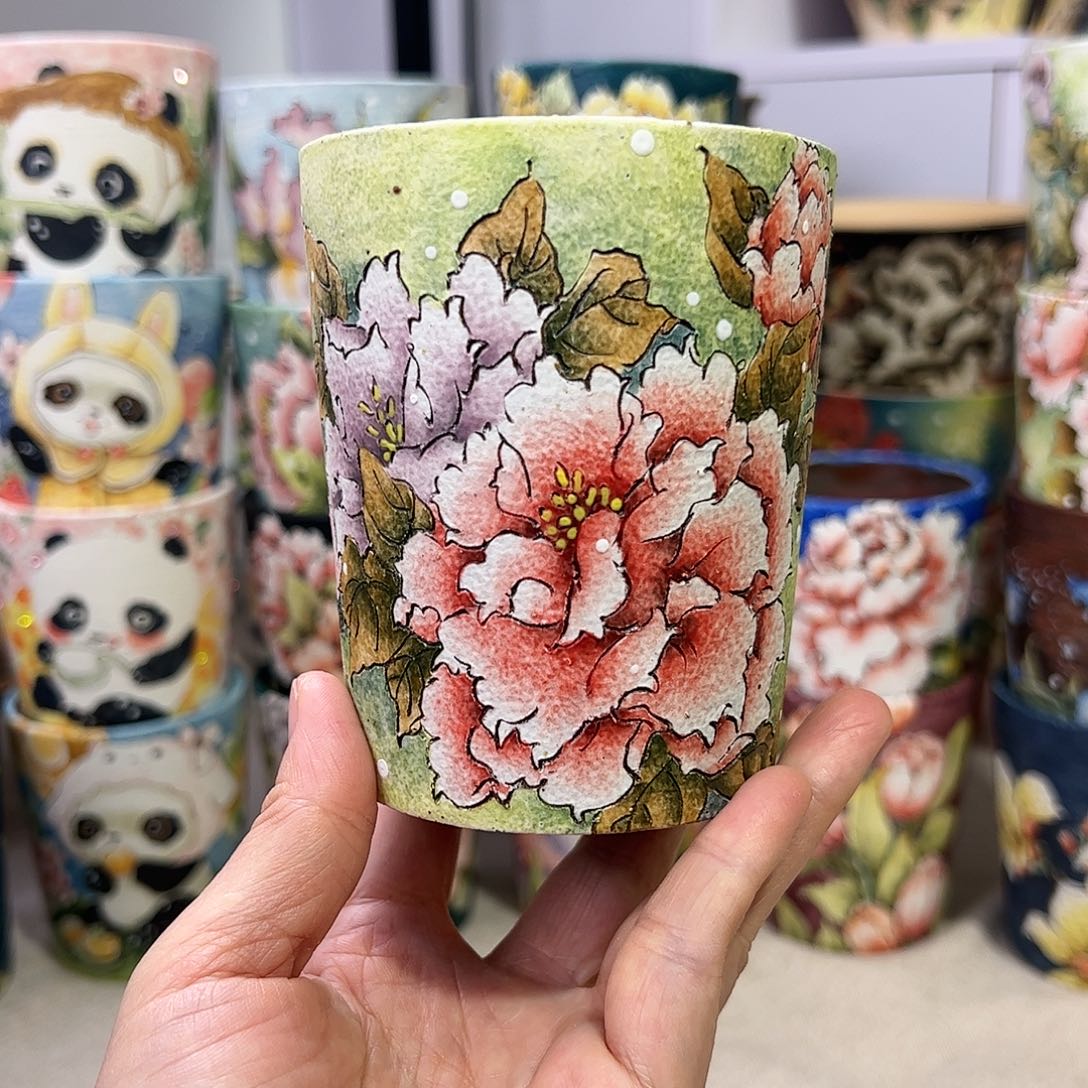 景德镇陶瓷花盆景德镇陶瓷花盆