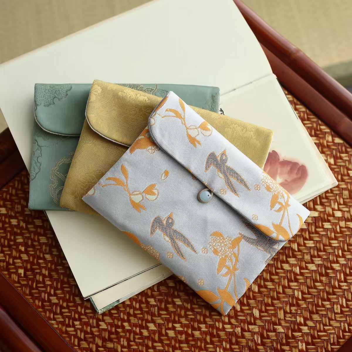 收纳包轻奢首饰袋束口袋日式复古防水日系潮流创意