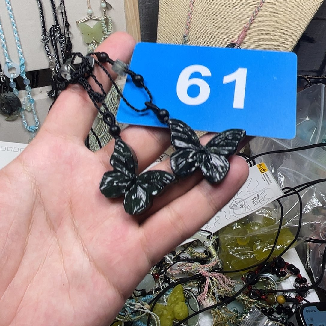 蛇纹石玉合金颈饰