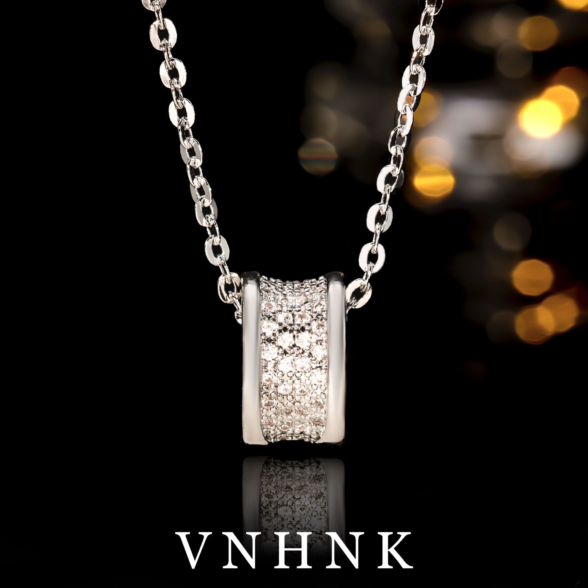 铜合金项链 美可儿   C593   银色(47cm)时尚气质项链