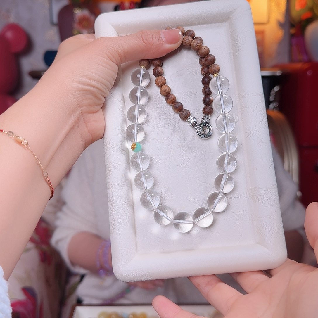 水晶手串未镶嵌项链