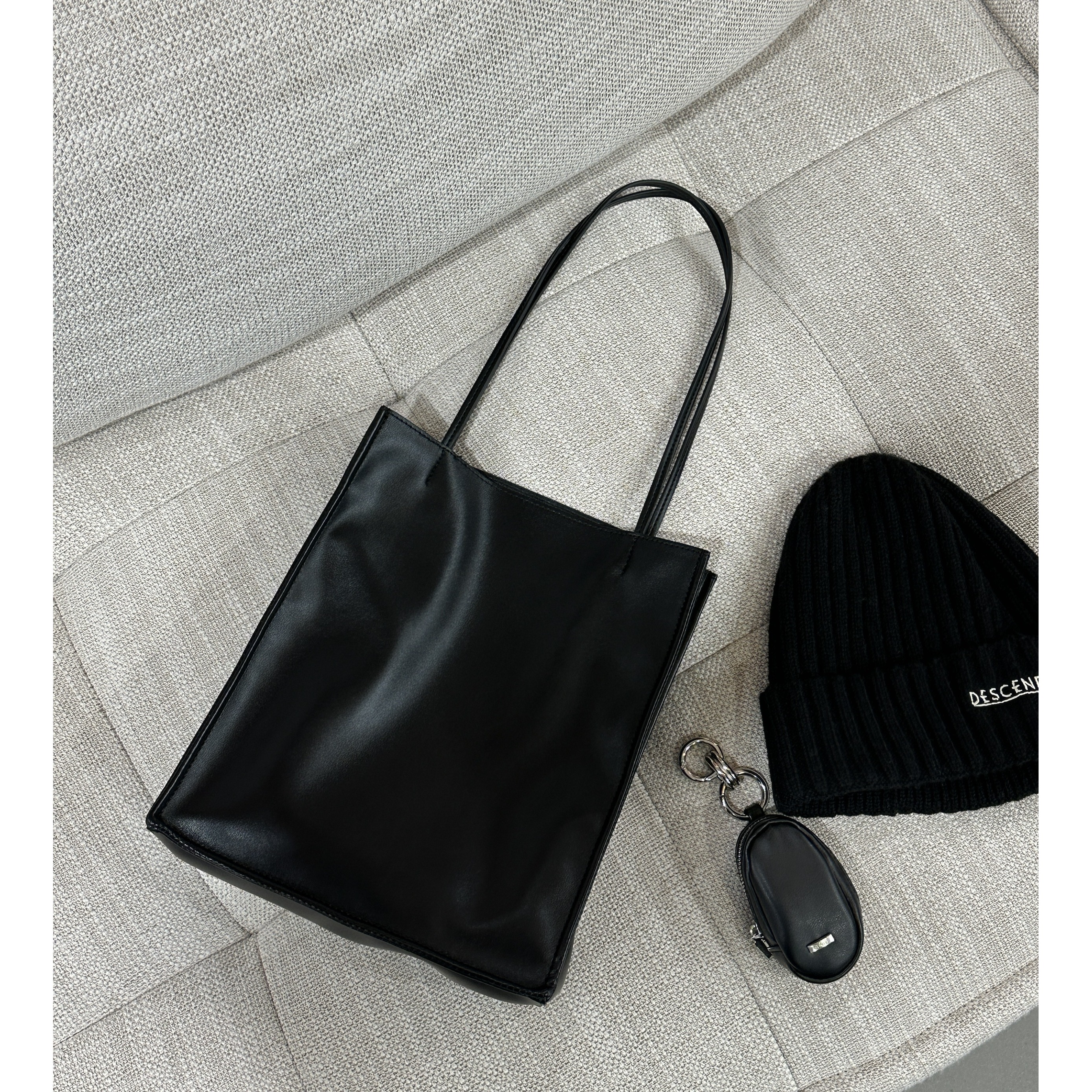 鑫燃KIKI 简约大容量通勤托特包  7558  TIE