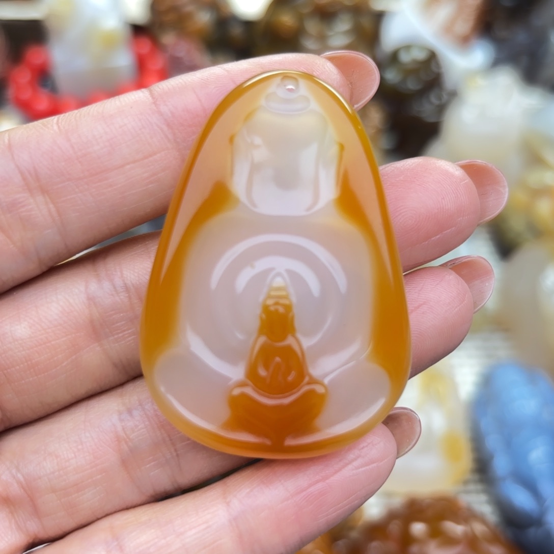 未镶嵌挂件玛瑙/玉髓