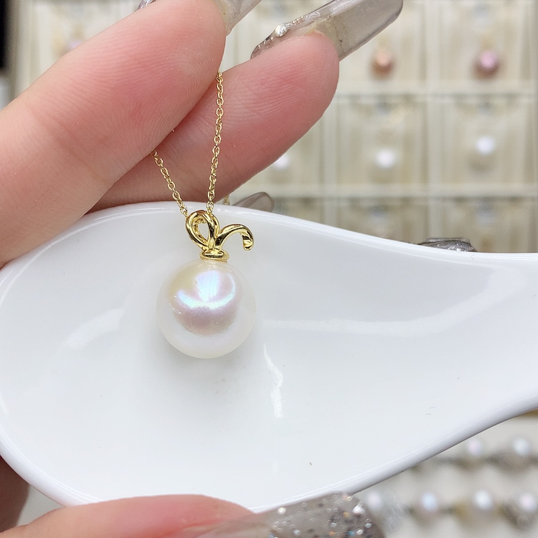 淡水珍珠合金吊坠(赠链)