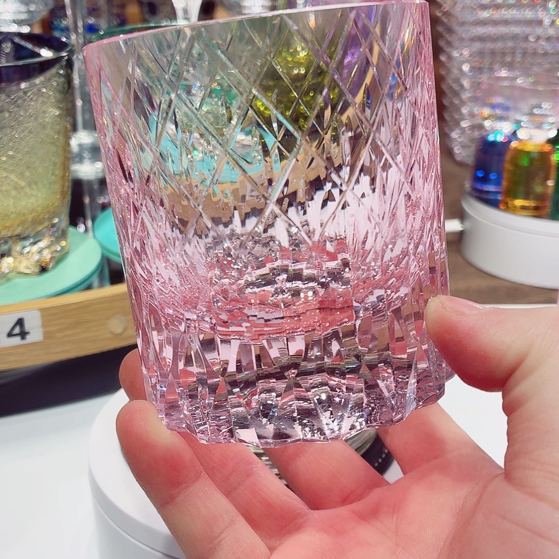 无盖款水晶玻璃威士忌酒