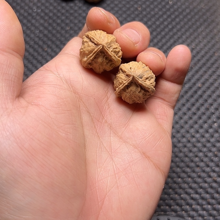 文玩核桃吊坠三棱