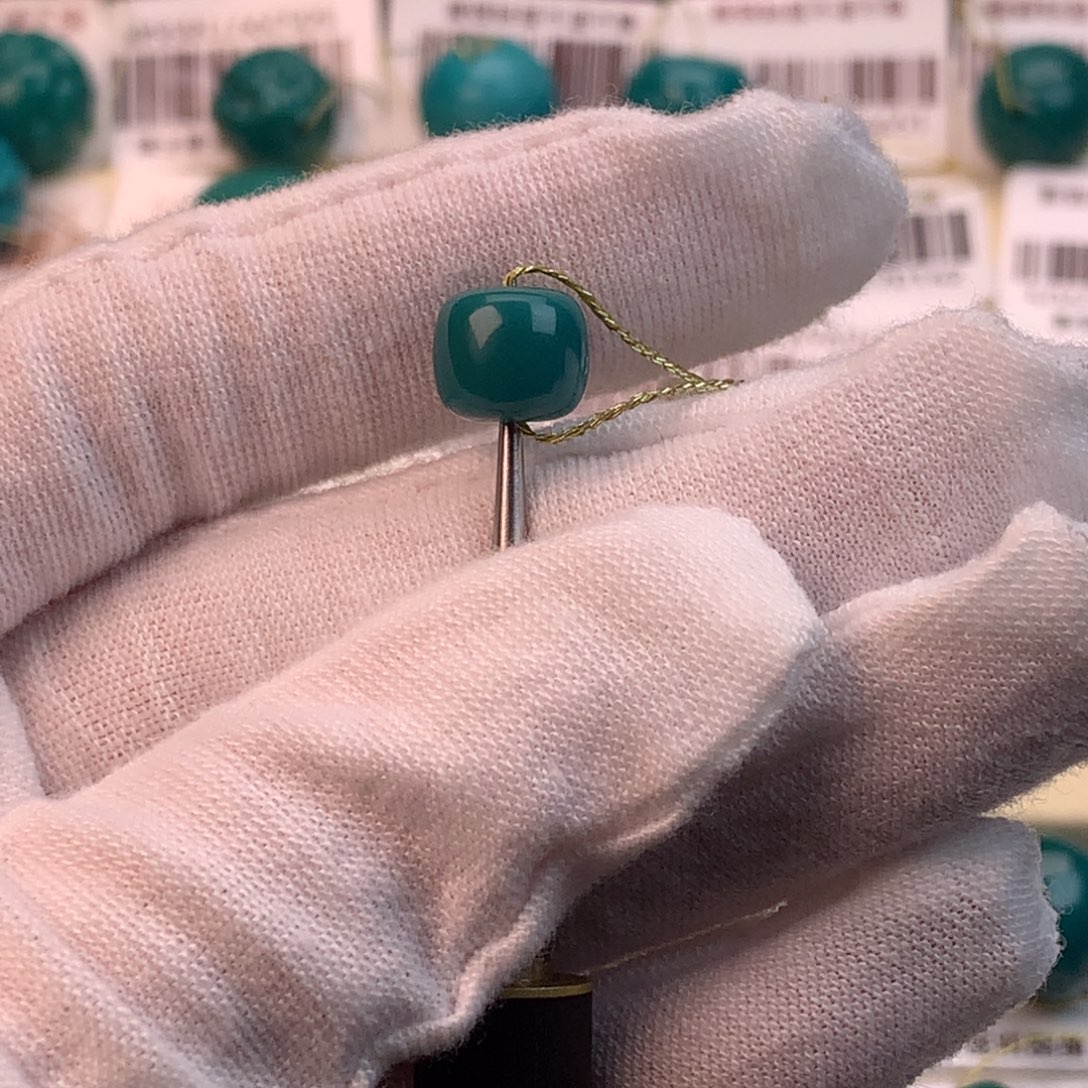 绿松石未镶嵌配饰蕊8.8*7.6